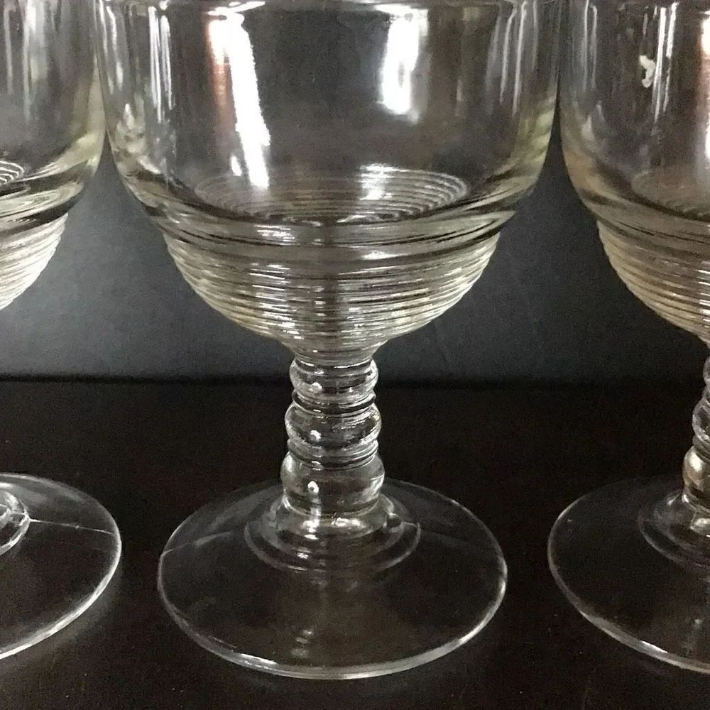 Cordial glasses, set of 4 vintage